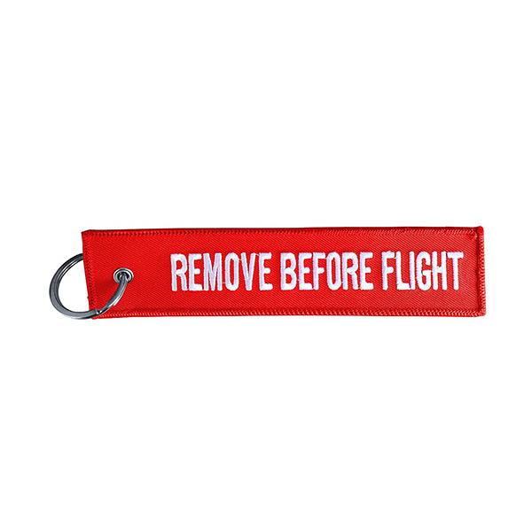 Βλησαρούλης Car Center - ΜΠΡΕΛΟΚ ΚΛΕΙΔΙΩΝ REMOVE BEFORE FLIGHT ΚΟΚΚΙΝΟ ΥΦΑΣΜΑ