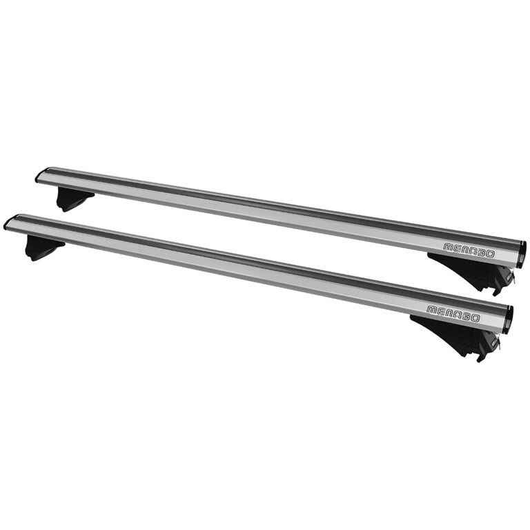 Βλησαρούλης Car Center - ΜΠΑΡΕΣ ΟΡΟΦΗΣ ΑΛΟΥΜΙΝΙΟΥ LEOPARD XL SILVER 135 cm ΣΕ ΑΣΗΜΙ ΧΡΩΜΑ ΓΙΑ ΟΡΟΦΗ ΜΕ FLUSH ΚΑΙ RAISED RAILS MENABO - 2 ΤΕΜ.
