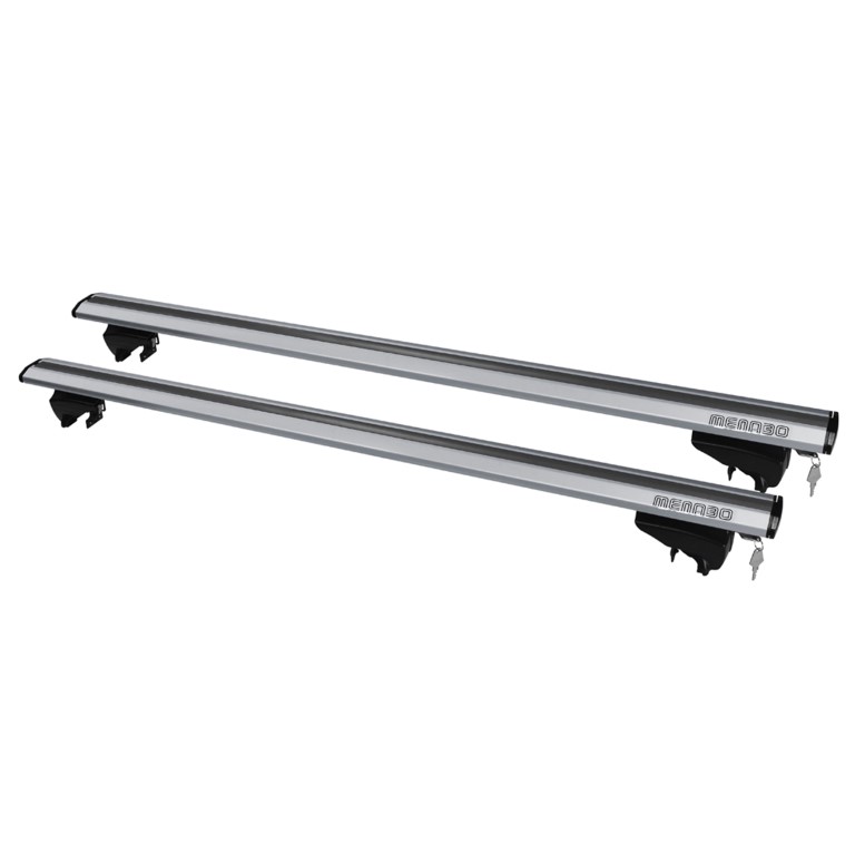 Βλησαρούλης Car Center - ΜΠΑΡΕΣ ΟΡΟΦΗΣ ΑΛΟΥΜΙΝΙΟΥ LINCE SILVER 120 cm ΣΕ ΑΣΗΜΙ ΧΡΩΜΑ ΓΙΑ ΟΡΟΦΗ ΜΕ FLUSH RAILS MENABO - 2 ΤΕΜ.