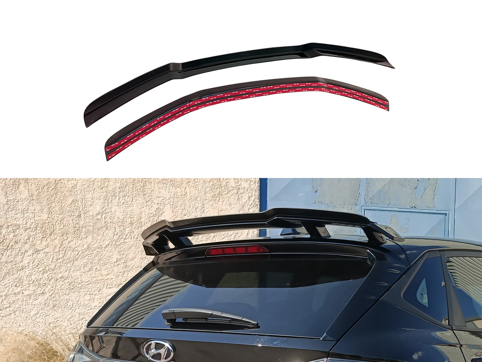 Βλησαρούλης Car Center - Motordrome - Επιπρόσθετη Αεροτομή για Hyundai i20 N Mk3 (2020-) - 1 Τεμ.  (A-482)