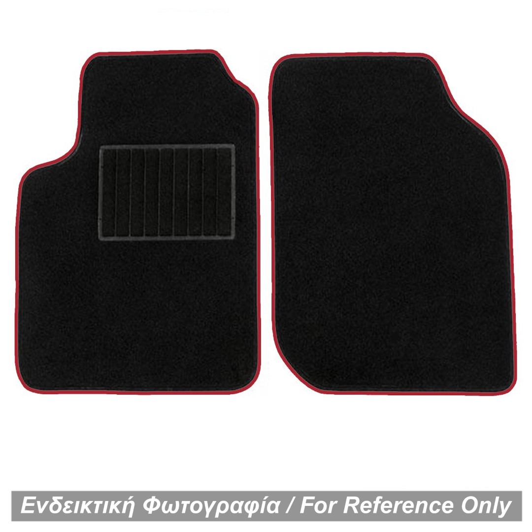 Βλησαρούλης Car Center - ΠΑΤΑΚΙΑ ΜΟΚΕΤΑ ΓΙΑ MERCEDES SMART 450 1998-2006 ΜΑΥΡΟ ΜΕ ΚΟΚΚΙΝΟ ΡΕΛΙ RACE AXION - 2 ΤΕΜ.