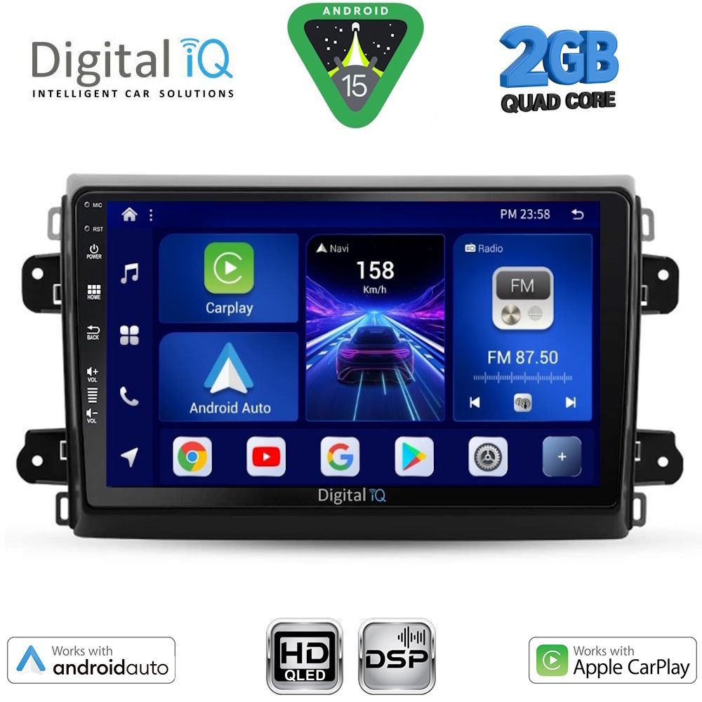 Βλησαρούλης Car Center - DIGITAL IQ BXC 3143_CPAA (9inc) MULTIMEDIA TABLET for FIAT DUCATO mod. 2021-2026