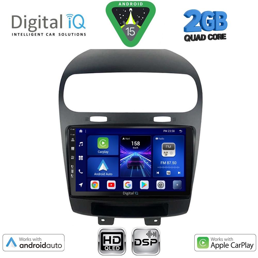 Βλησαρούλης Car Center - DIGITAL IQ BXC 3144_CPAA (9inc) MULTIMEDIA TABLET for FIAT FREEMONT mod. 2008-2020