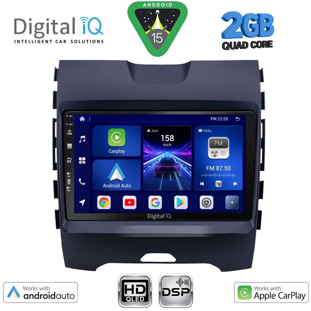 Βλησαρούλης Car Center - DIGITAL IQ BXC 3152_CPAA (9inc) MULTIMEDIA TABLET for FORD EDGE mod. 2015-2023