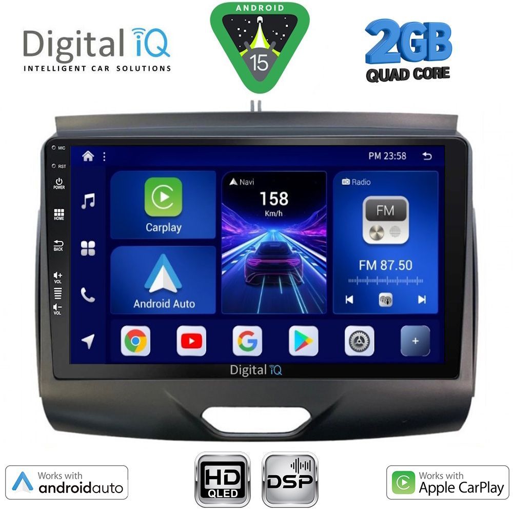 Βλησαρούλης Car Center - DIGITAL IQ BXC 3172B_CPAA (9inc) MULTIMEDIA TABLET for FORD RANGER mod. 2015-2018