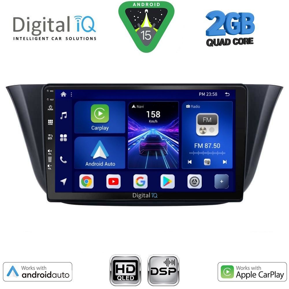 Βλησαρούλης Car Center - DIGITAL IQ BXC 3265_CPAA (9inc) MULTIMEDIA TABLET for IVECO DAILY mod. 2014-2024