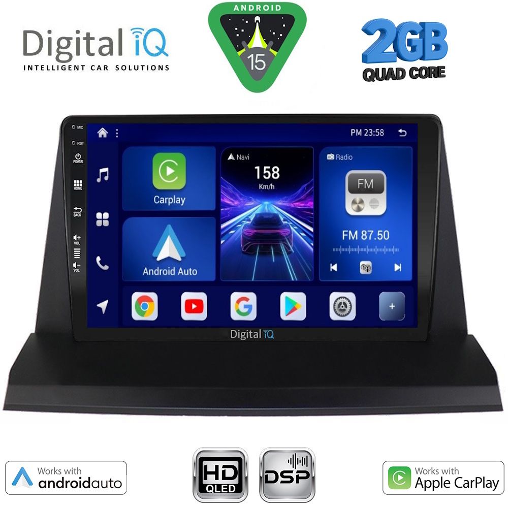 Βλησαρούλης Car Center - DIGITAL IQ BXC 3350_CPAA (9inc) MULTIMEDIA TABLET for LEXUS NX 200 mod. 2014-2022