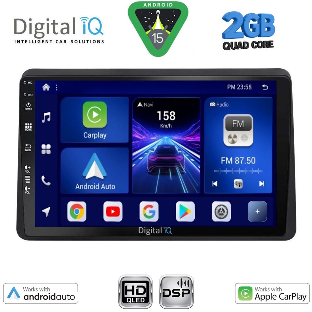 Βλησαρούλης Car Center - DIGITAL IQ BXC 3553_CPAA (10inc) MULTIMEDIA TABLET for NISSAN NV400 – OPEL MOVANO – RENAULT MASTER mod. 2020-2026