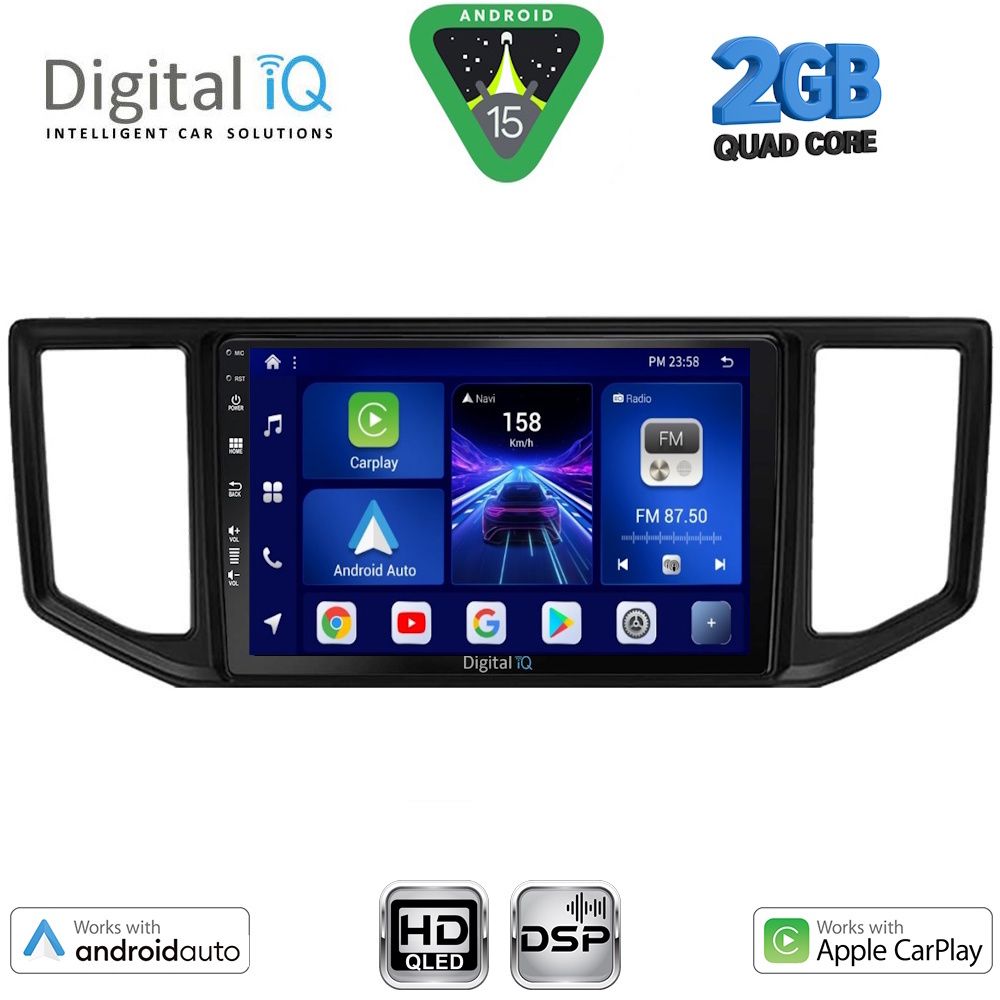Βλησαρούλης Car Center - DIGITAL IQ BXC 3753_CPAA (10inc) MULTIMEDIA TABLET for VW CRAFTER mod. 2017-2026