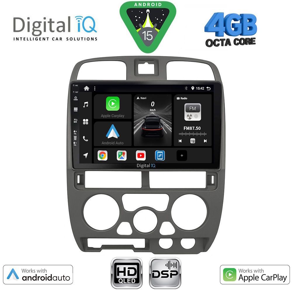 Βλησαρούλης Car Center - DIGITAL IQ BXF 16253GR_CPAA (9inc) MULTIMEDIA TABLET for ISUZU D-MAX mod. 2002-2008 (GREY)