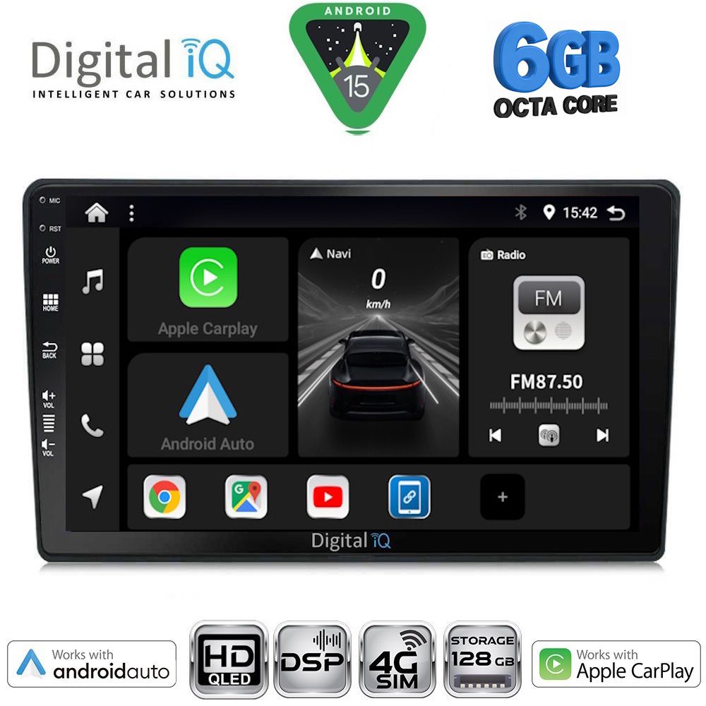 Βλησαρούλης Car Center - DIGITAL IQ BXF 17004_CPAA (9inc) MULTIMEDIA TABLET for AUDI A4 mod. 2002-2008
