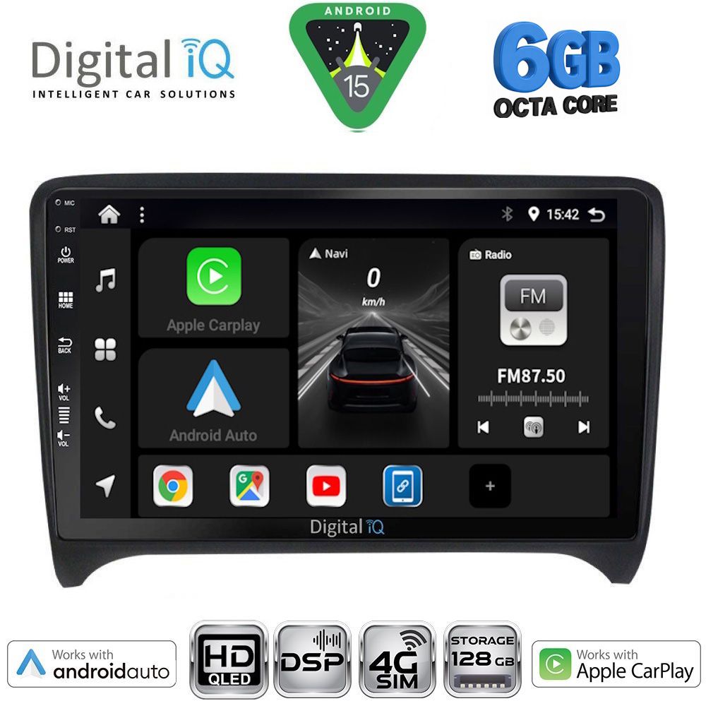 Βλησαρούλης Car Center - DIGITAL IQ BXF 17009_CPAA (9inc) MULTIMEDIA TABLET for AUDI TT mod. 2007-2015