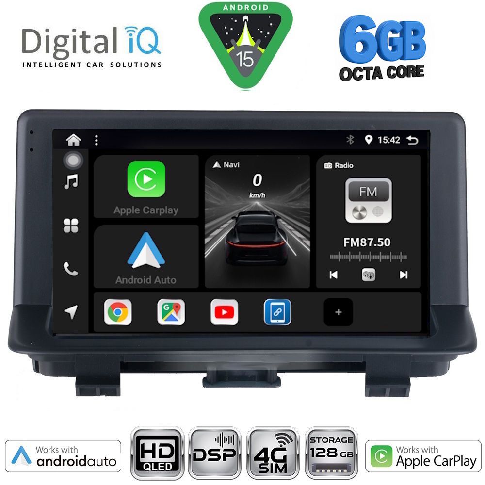 Βλησαρούλης Car Center - DIGITAL IQ BXF 17013_CPAA (9inc) MULTIMEDIA TABLET for AUDI Q3 mod. 2013-2018 (Low Version)