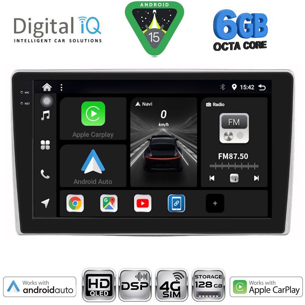 Βλησαρούλης Car Center - DIGITAL IQ BXF 17028_CPAA (9inc) MULTIMEDIA TABLET for ALFA ROMEO MITO mod. 2008-2018