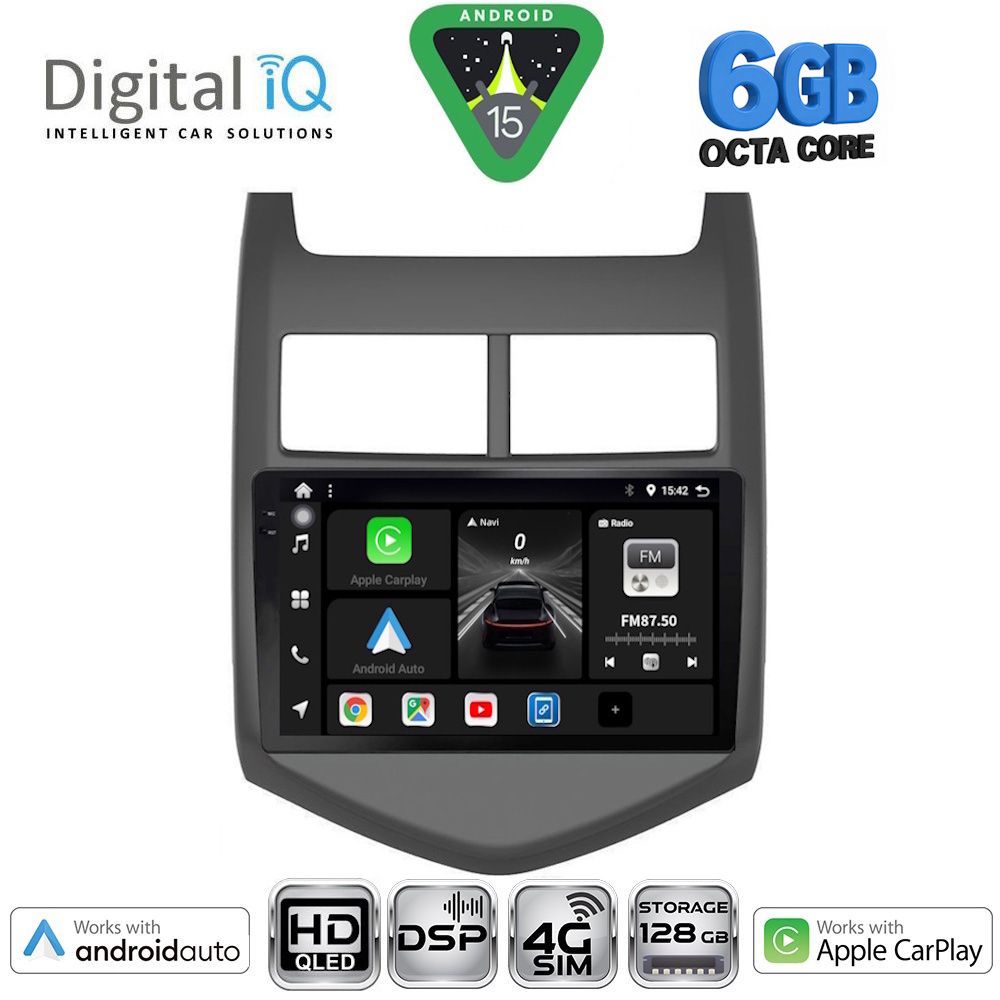 Βλησαρούλης Car Center - DIGITAL IQ BXF 17074_CPAA (9inc) MULTIMEDIA TABLET for CHEVROLET AVEO mod. 2011-2014