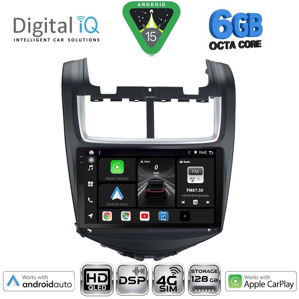 Βλησαρούλης Car Center - DIGITAL IQ BXF 17075_CPAA (9inc) MULTIMEDIA TABLET for CHEVROLET AVEO mod. 2014-2017