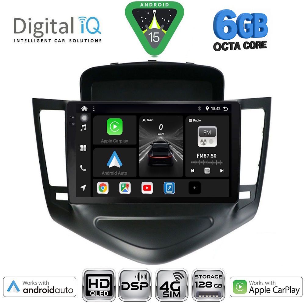 Βλησαρούλης Car Center - DIGITAL IQ BXF 17076_CPAA (9inc) MULTIMEDIA TABLET for CHEVROLET CRUZE mod. 2008-2012