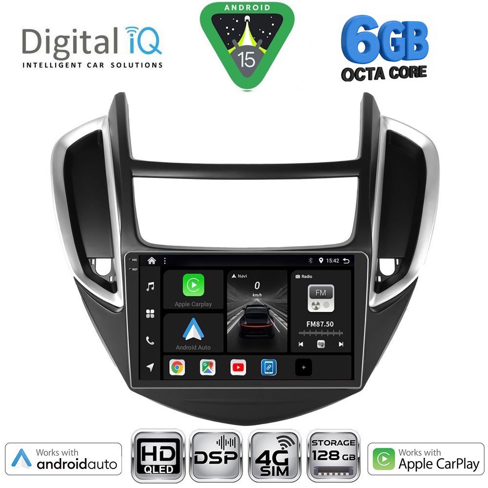 Βλησαρούλης Car Center - DIGITAL IQ BXF 17080_CPAA (9inc) MULTIMEDIA TABLET for CHEVROLET TRAX mod. 2014-2022