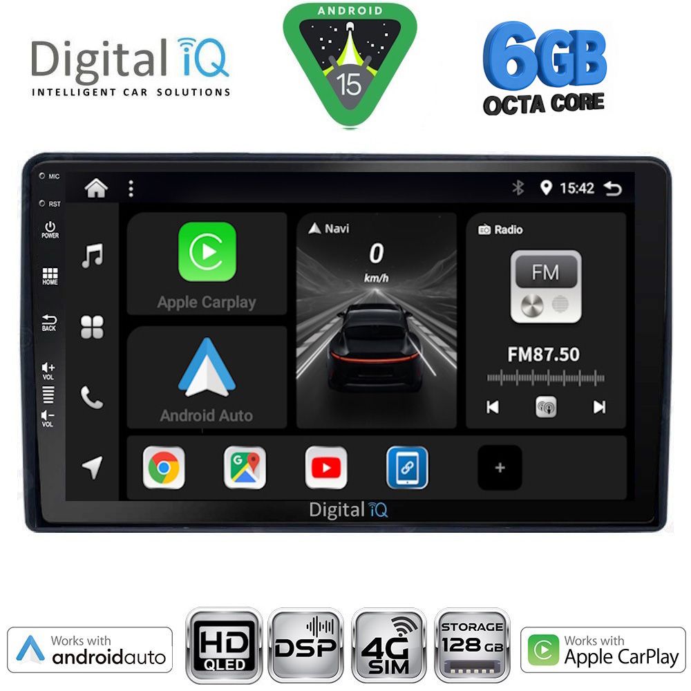 Βλησαρούλης Car Center - DIGITAL IQ BXF 17081_CPAA (9inc) MULTIMEDIA TABLET for CITROEN – PEUGEOT mod. 2008-2018