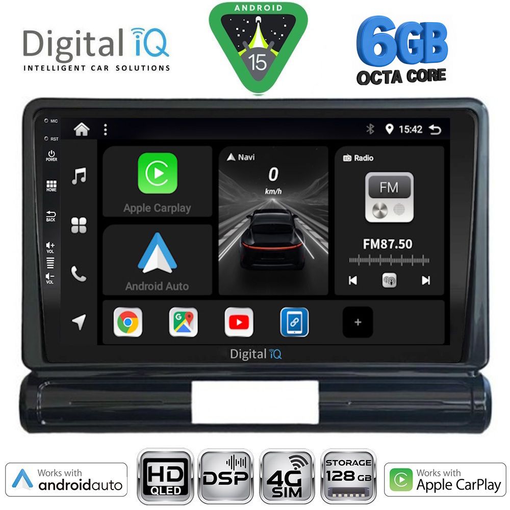 Βλησαρούλης Car Center - DIGITAL IQ BXF 17093M_CPAA (9inc) MULTIMEDIA TABLET for CITROEN C3 - DS3 mod. 2016-20