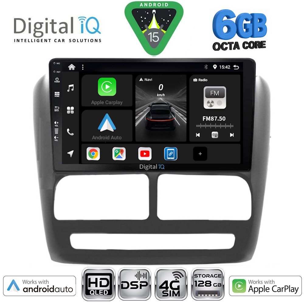 Βλησαρούλης Car Center - DIGITAL IQ BXF 17137_CPAA (9inc) MULTIMEDIA TABLET for FIAT DOBLO mod. 2010-2015