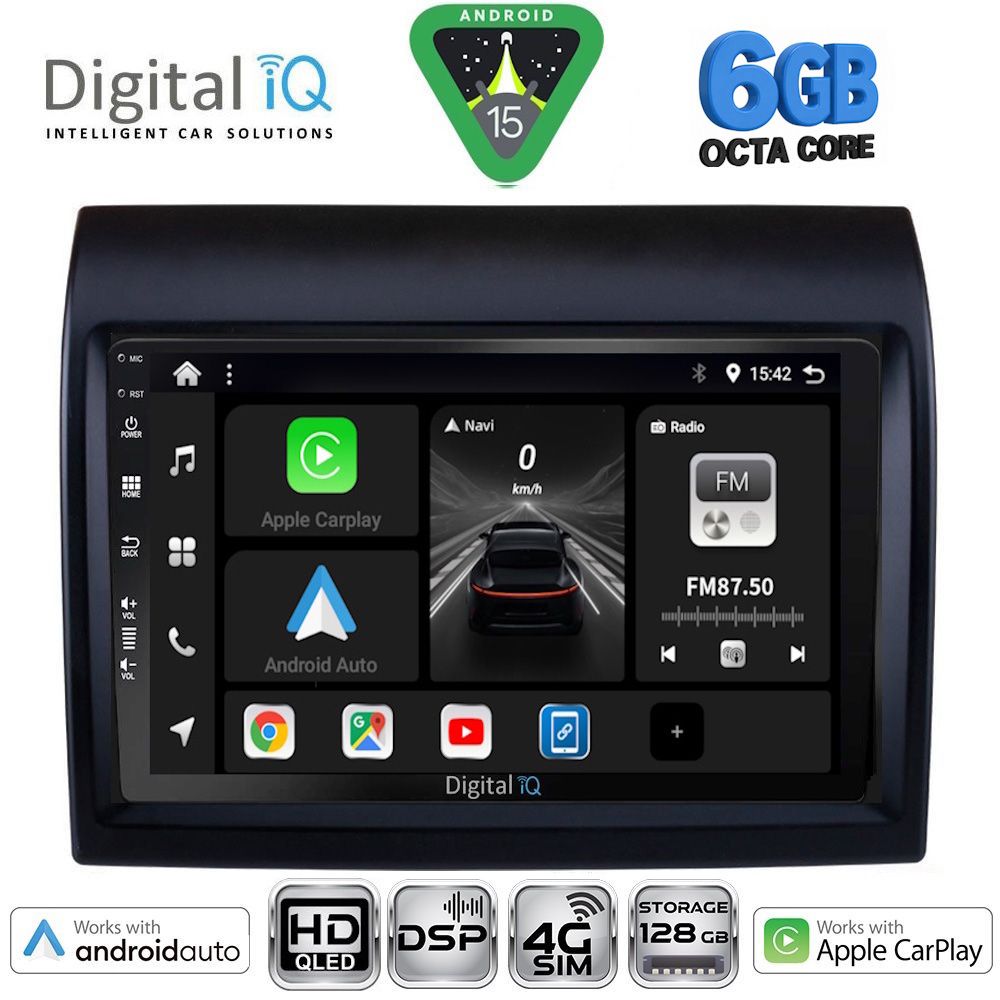 Βλησαρούλης Car Center - DIGITAL IQ BXF 17141_CPAA (9inc) MULTIMEDIA TABLET for FIAT DUCATO – CITROEN JUMPER – PEUGEOT BOXER mod. 2011-2021