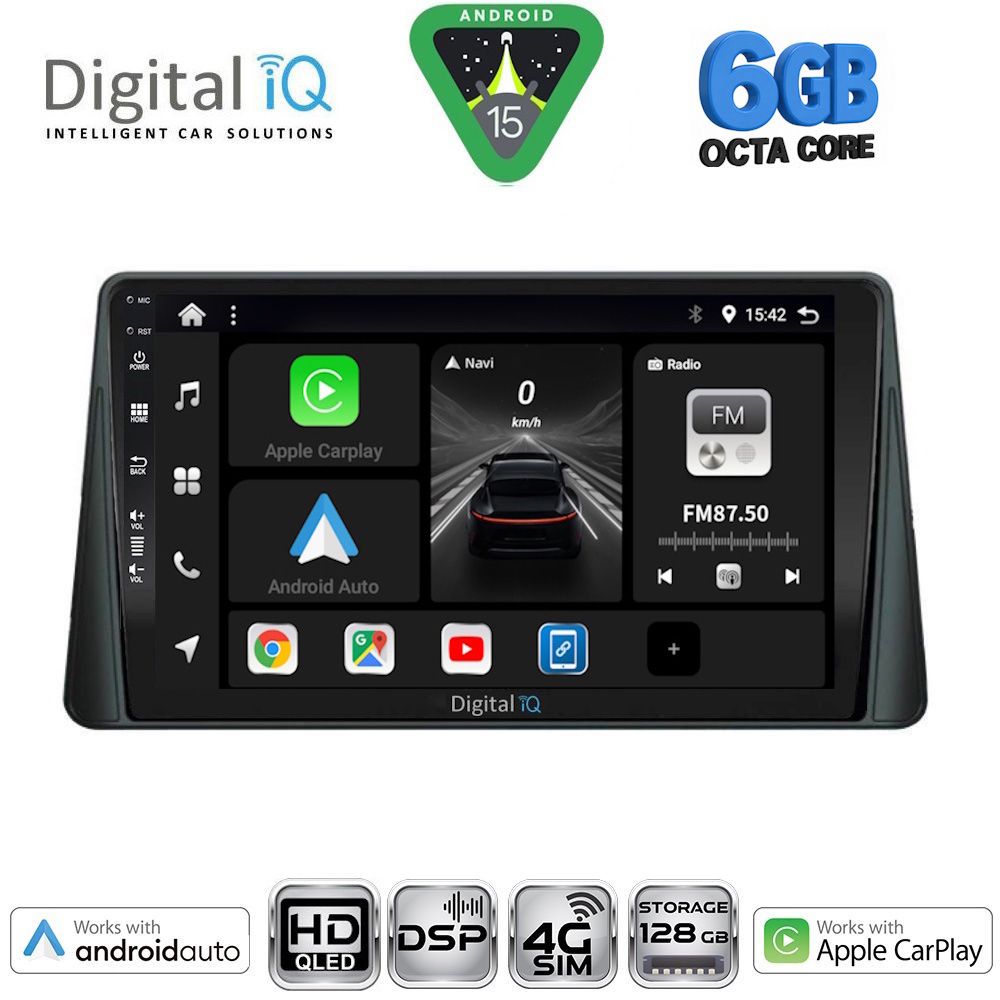 Βλησαρούλης Car Center - DIGITAL IQ BXF 17158_CPAA (9inc) MULTIMEDIA TABLET for FORD FOCUS mod. 2019-2025