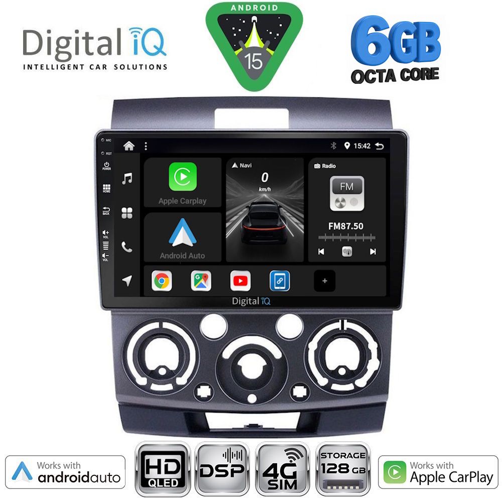 Βλησαρούλης Car Center - DIGITAL IQ BXF 17170_CPAA (9inc) MULTIMEDIA TABLET for FORD RANGER | MAZDA BT50 mod. 2006-2011