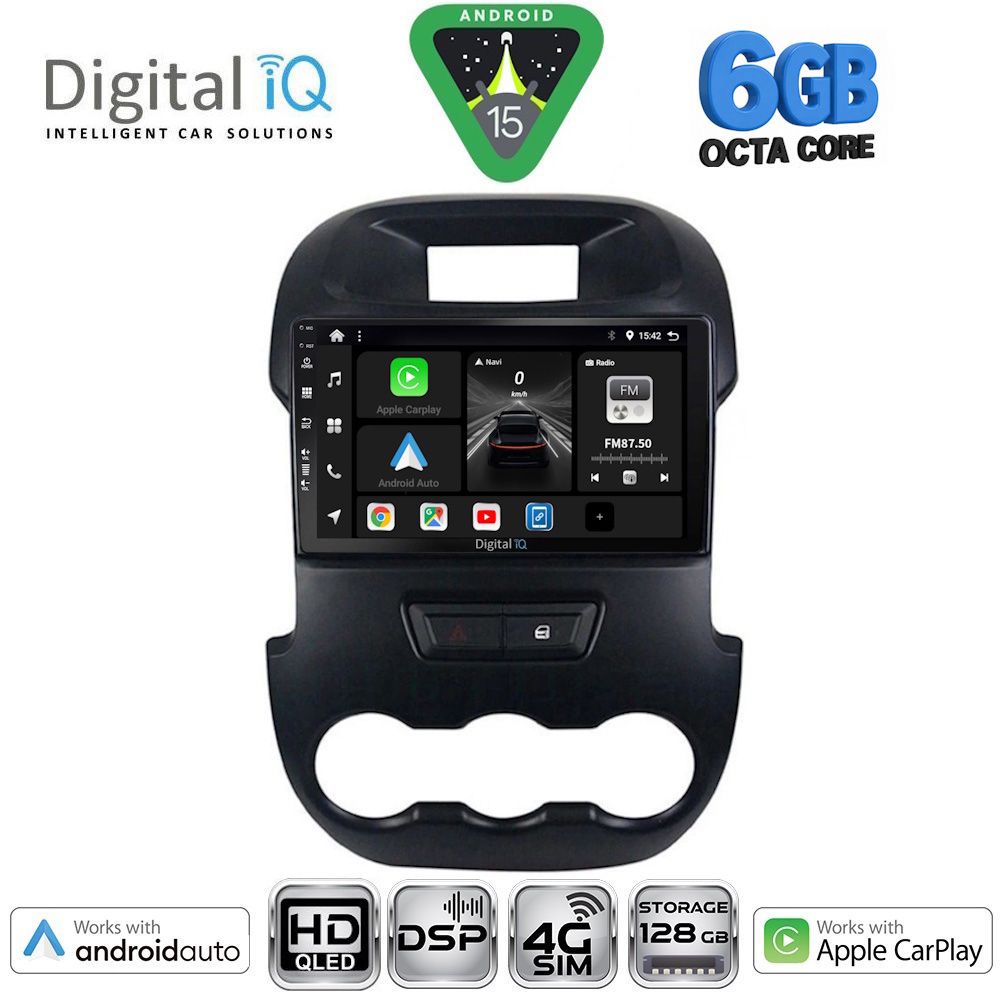 Βλησαρούλης Car Center - DIGITAL IQ BXF 17171_CPAA (9inc) MULTIMEDIA TABLET for FORD RANGER mod. 2011-2015