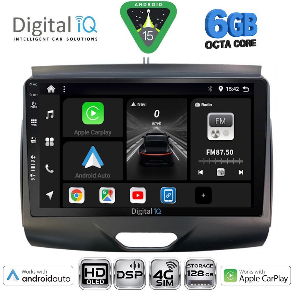 Βλησαρούλης Car Center - DIGITAL IQ BXF 17172B_CPAA (9inc) MULTIMEDIA TABLET for FORD RANGER mod. 2015-2018