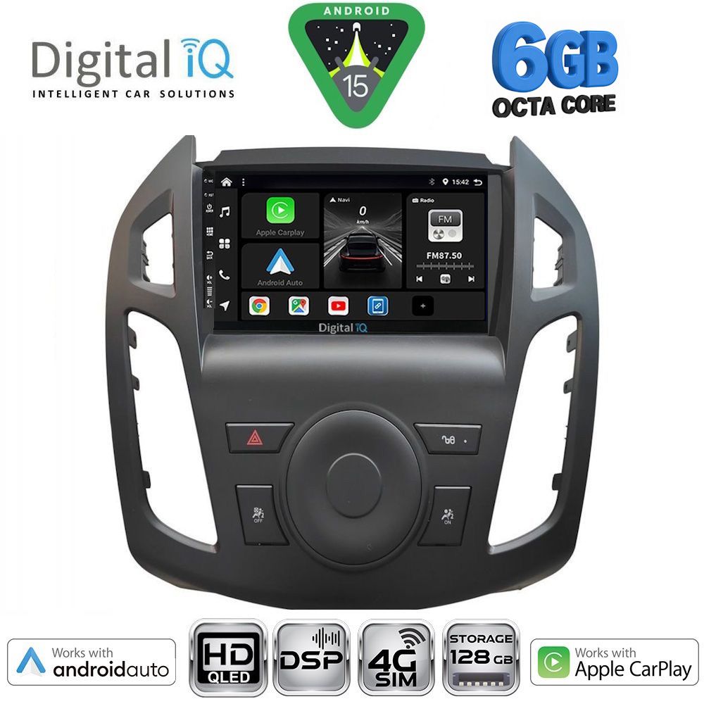Βλησαρούλης Car Center - DIGITAL IQ BXF 17176_CPAA  (9inc) MULTIMEDIA TABLET for FORD TRANSIT CONNECT mod. 2013-2018