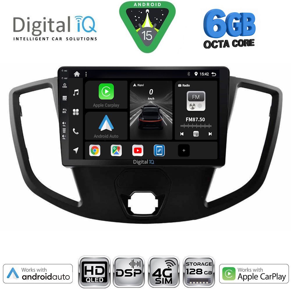 Βλησαρούλης Car Center - DIGITAL IQ BXF 17179_CPAA (9inc) MULTIMEDIA TABLET for FORD TRANSIT mod. 2014-2020