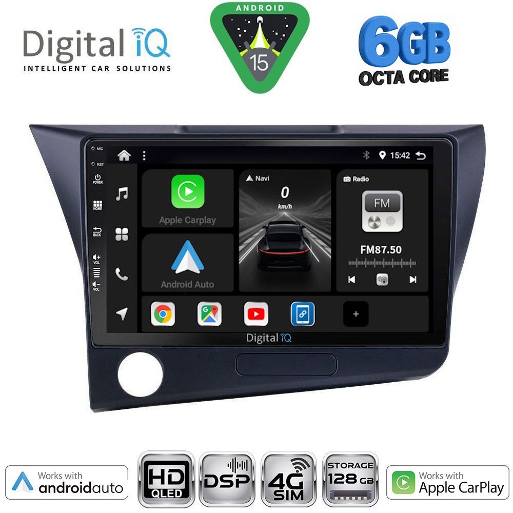 Βλησαρούλης Car Center - DIGITAL IQ BXF 17203_CPAA (9inc) MULTIMEDIA TABLET for HONDA CRZ mod. 2010-2016