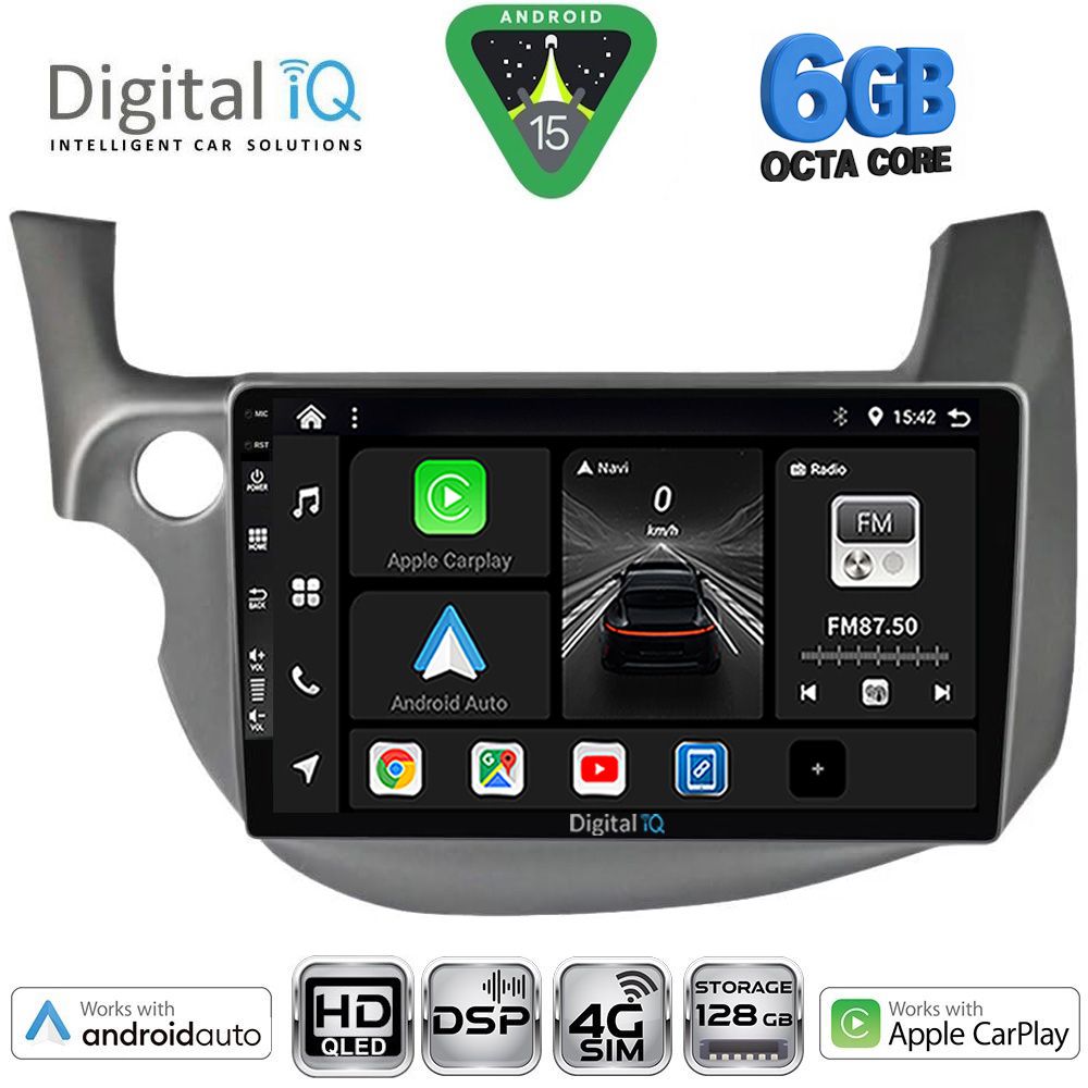 Βλησαρούλης Car Center - DIGITAL IQ BXF 17211_CPAA (10inc) MULTIMEDIA TABLET for HONDA JAZZ mod. 2008-2012