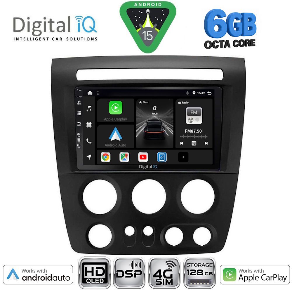 Βλησαρούλης Car Center - DIGITAL IQ BXF 17218_CPAA (9inc) MULTIMEDIA TABLET for HUMMER H3 mod. 2005-2009