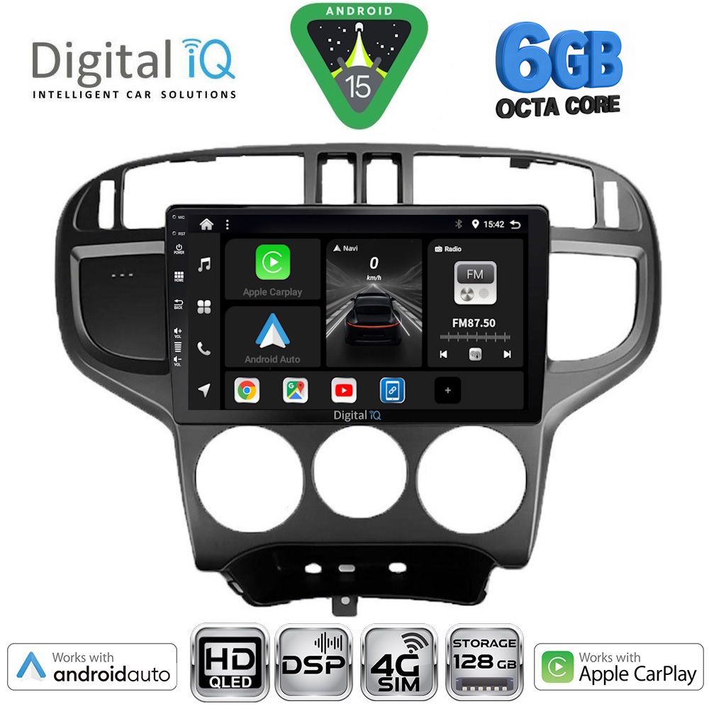 Βλησαρούλης Car Center - DIGITAL IQ BXF 17240_CPAA (9inc) MULTIMEDIA TABLET for HYUNDAI MATRIX mod. 2001-2010
