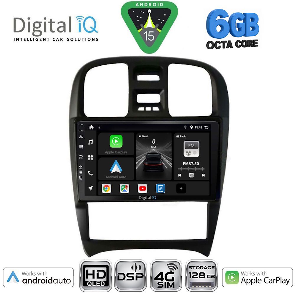 Βλησαρούλης Car Center - DIGITAL IQ BXF 17247_CPAA (9inc) MULTIMEDIA TABLET for HYUNDAI SONATA mod. 2000-2006