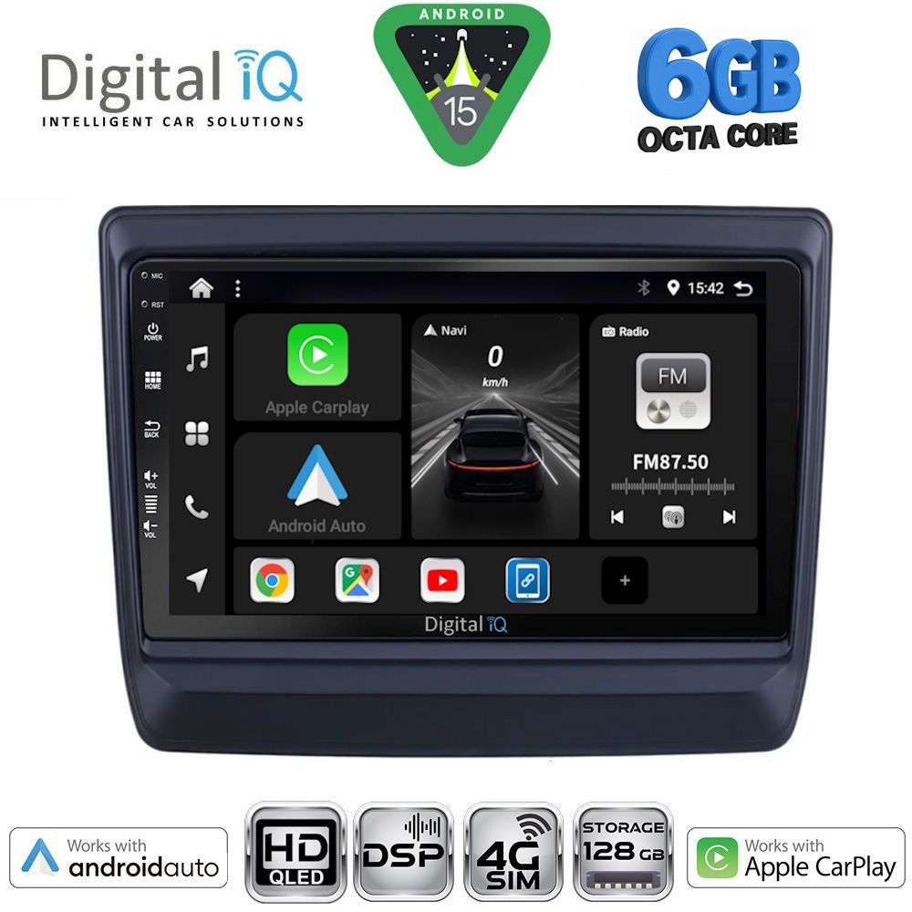 Βλησαρούλης Car Center - DIGITAL IQ BXF 17256_CPAA (9inc) MULTIMEDIA TABLET for ISUZU DMAX mod. 2020-2026