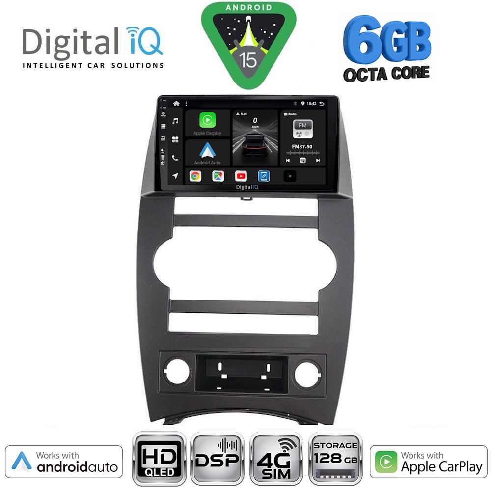 Βλησαρούλης Car Center - DIGITAL IQ BXF 17274_CPAA (9inc) MULTIMEDIA TABLET for JEEP COMMANDER mod. 2007-2009