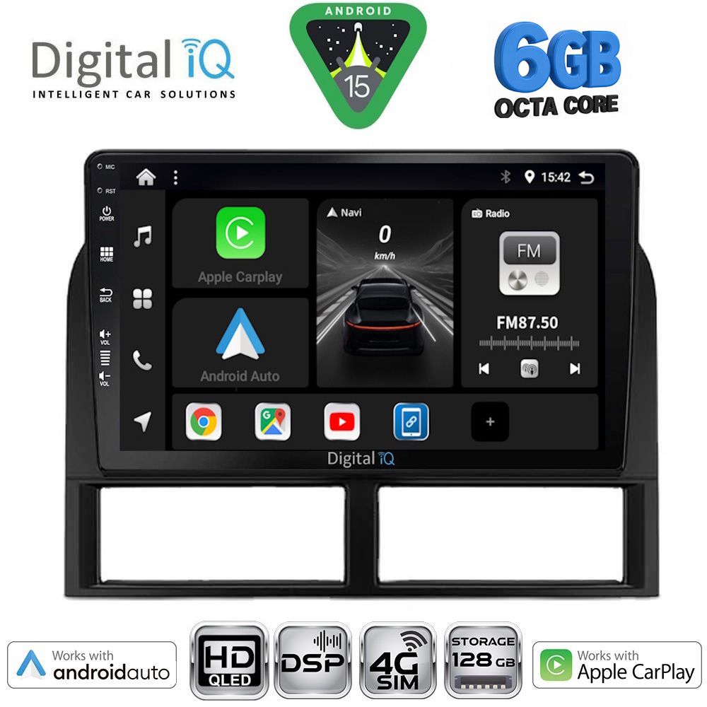 Βλησαρούλης Car Center - DIGITAL IQ BXF 17280_CPAA (9inc) MULTIMEDIA TABLET for JEEP GRAND CHEROKEE mod. 1999-2004
