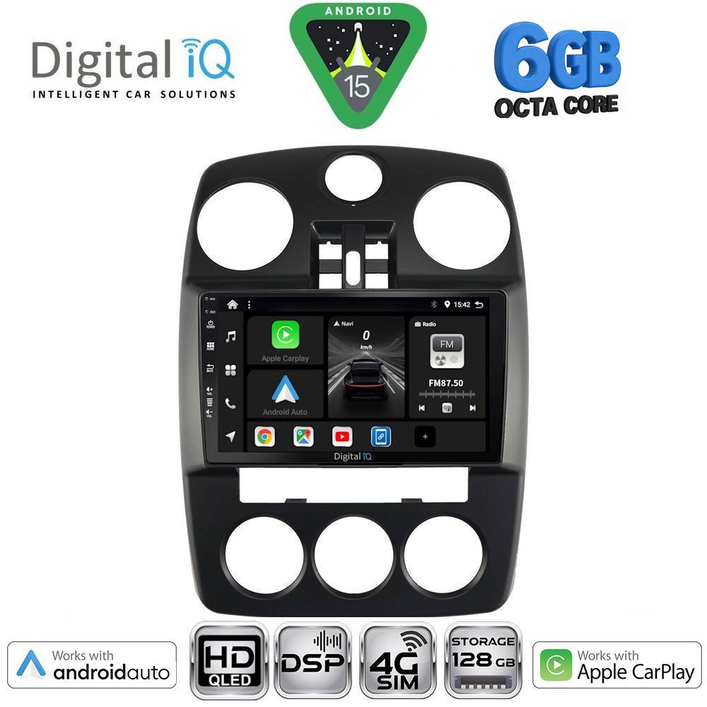 Βλησαρούλης Car Center - DIGITAL IQ BXF 17287_CPAA (9inc) MULTIMEDIA for CHRYSLER PT CRUISER mod. 2005-2010