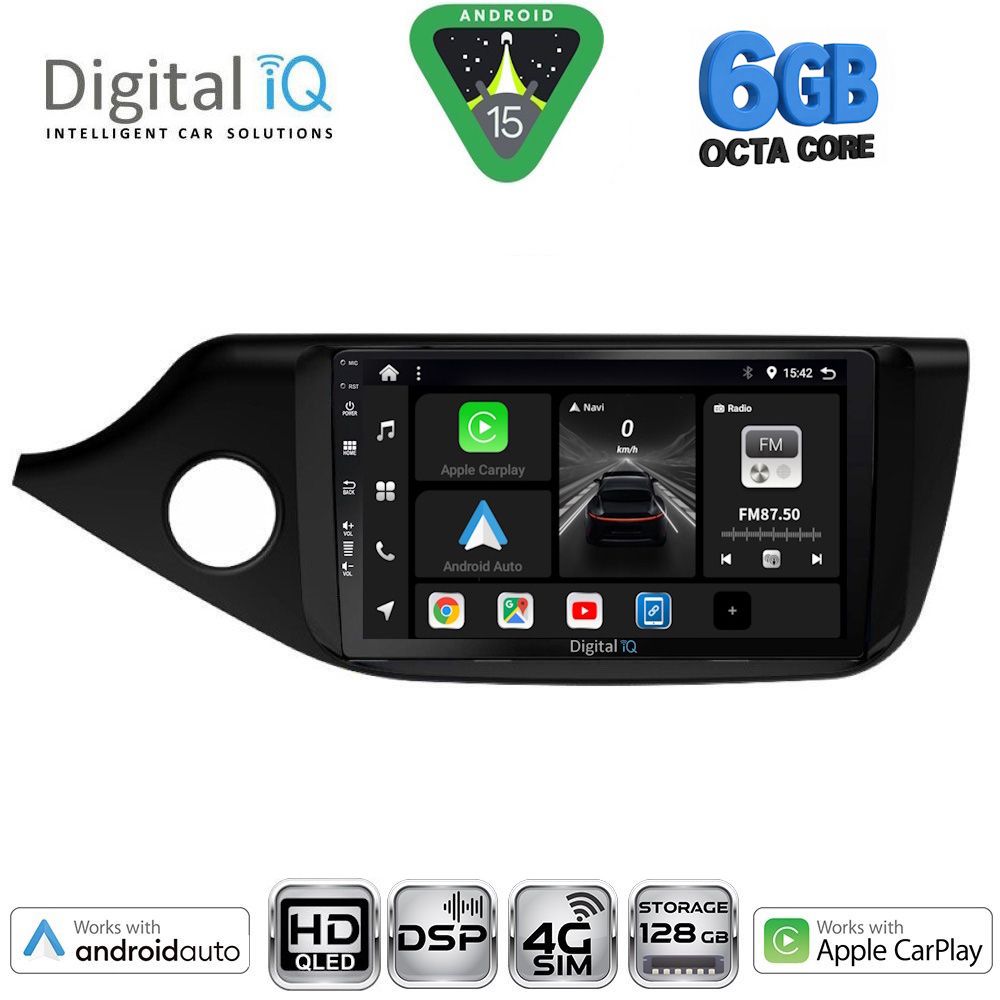 Βλησαρούλης Car Center - DIGITAL IQ BXF 17302_CPAA (9inc) MULTIMEDIA TABLET for KIA CEED mod. 2012-2018
