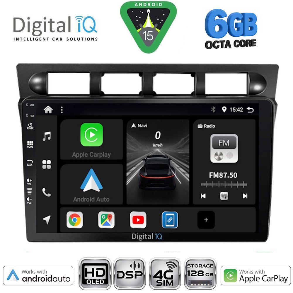 Βλησαρούλης Car Center - DIGITAL IQ BXF 17306_CPAA (9inc) MULTIMEDIA TABLET for KIA PICANTO mod. 2004-2008