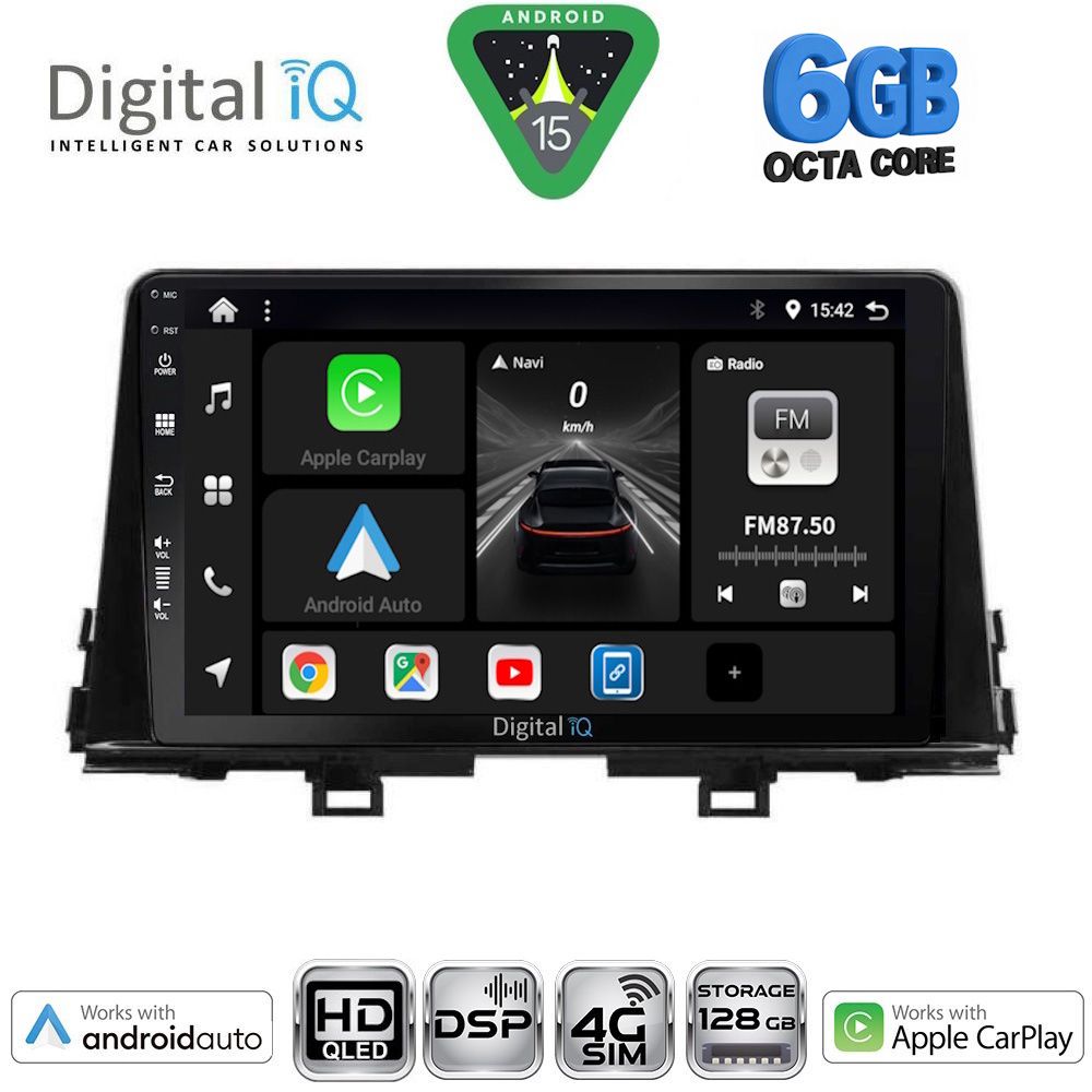 Βλησαρούλης Car Center - DIGITAL IQ BXF 17309_CPAA (9inc) MULTIMEDIA TABLET for KIA PICANTO mod. 2017-2021