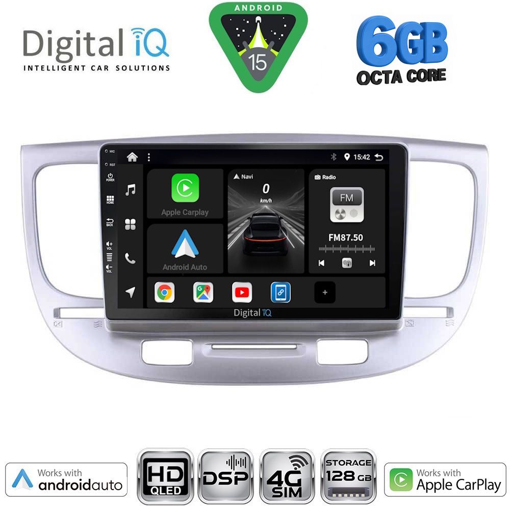 Βλησαρούλης Car Center - DIGITAL IQ BXF 17313_CPAA (9inc) MULTIMEDIA TABLET for KIA RIO mod. 2005-2011