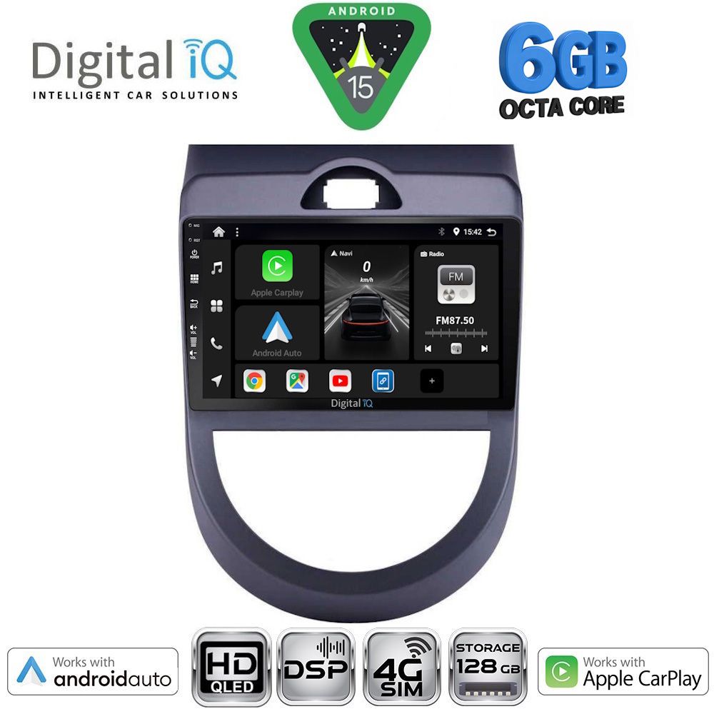 Βλησαρούλης Car Center - DIGITAL IQ BXF 17320_CPAA (9inc) MULTIMEDIA TABLET for KIA SOUL mod. 2008-2013