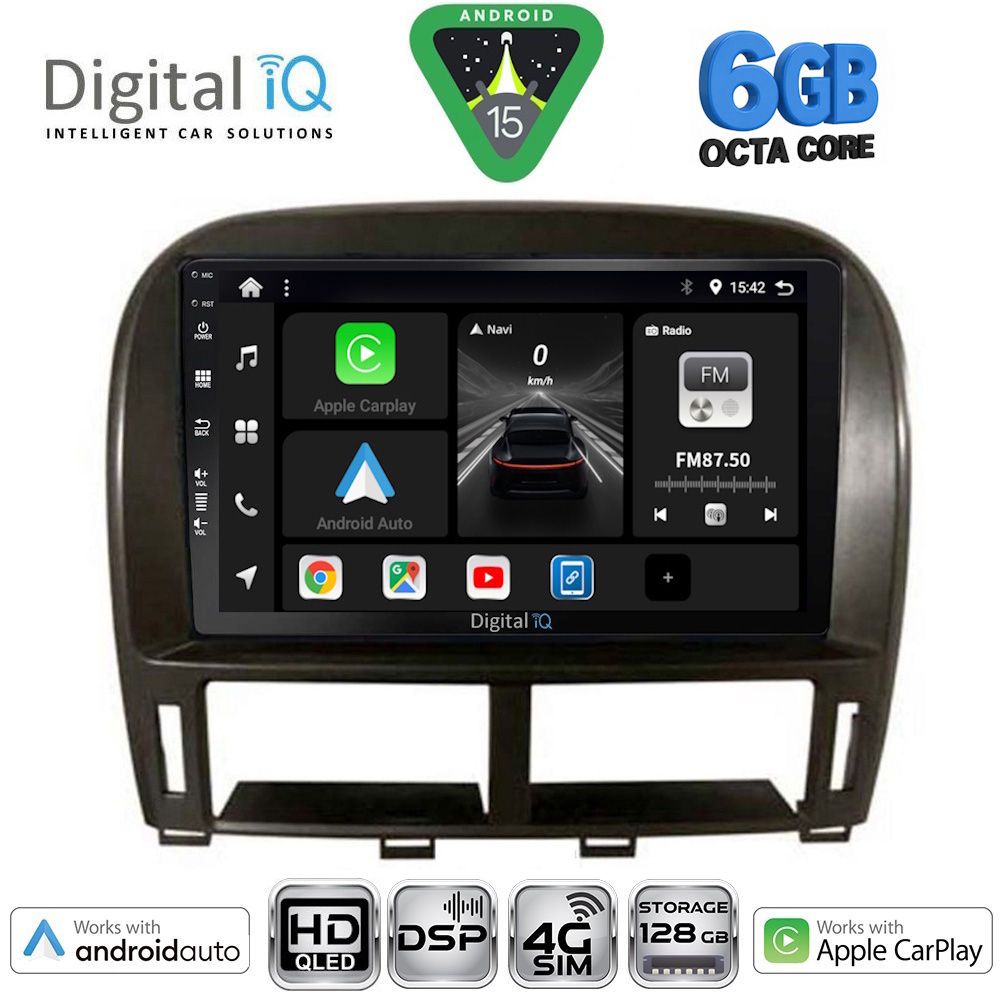 Βλησαρούλης Car Center - DIGITAL IQ BXF 17343_CPAA (9inc) MULTIMEDIA TABLET for LEXUS LS 430 – XF 430 mod. 2000-2006