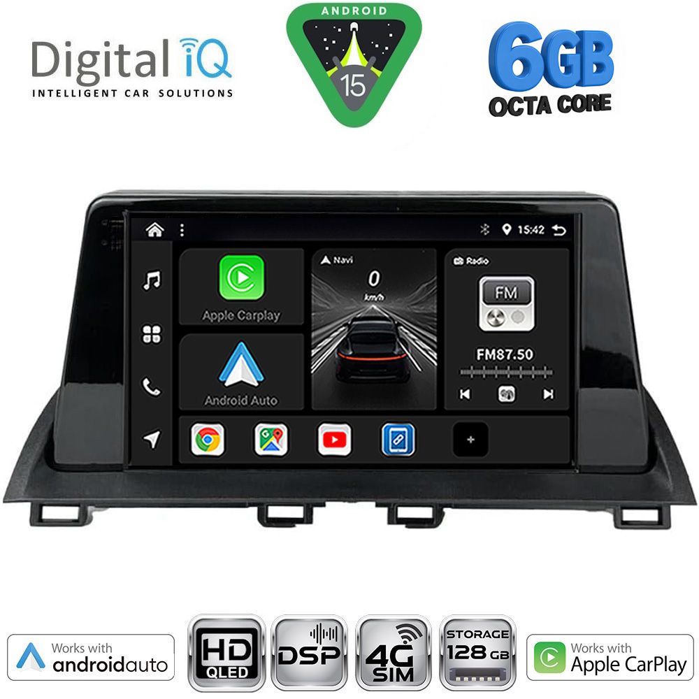 Βλησαρούλης Car Center - DIGITAL IQ BXF 17367_CPAA (9inc) MULTIMEDIA TABLET for MAZDA 3 mod. 2014-2019