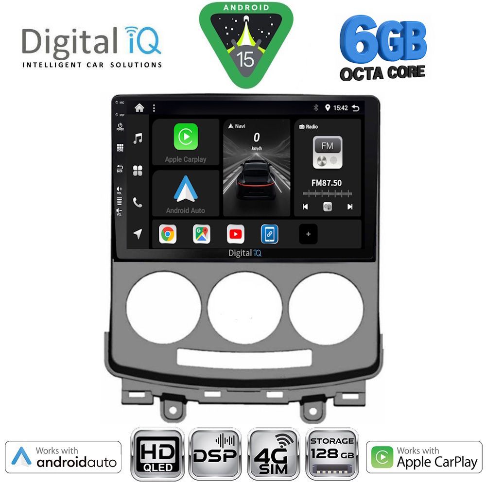 Βλησαρούλης Car Center - DIGITAL IQ BXF 17370_CPAA (9inc) MULTIMEDIA TABLET for MAZDA 5  mod. 2004-2010