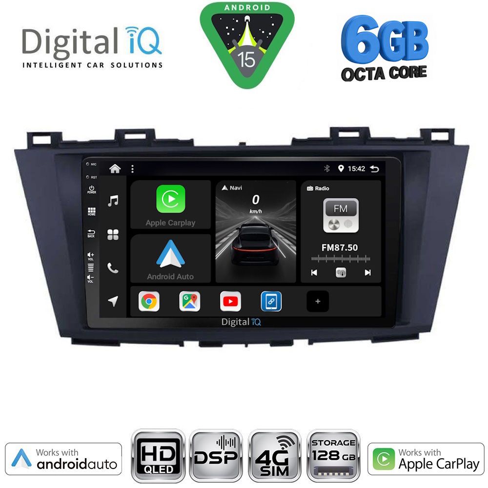 Βλησαρούλης Car Center - DIGITAL IQ BXF 17371_CPAA (9inc) MULTIMEDIA TABLET for MAZDA 5 mod. 2011-2020